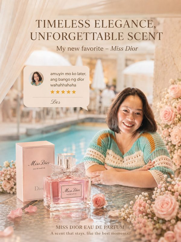 Customer review ad – Miss Dior