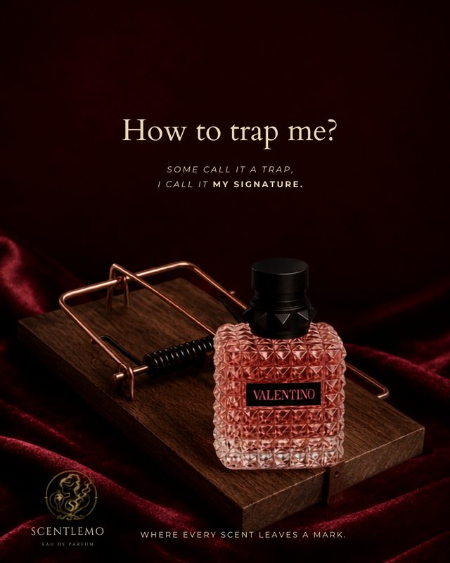Product ad for Scentlemo – Valentino Donna
