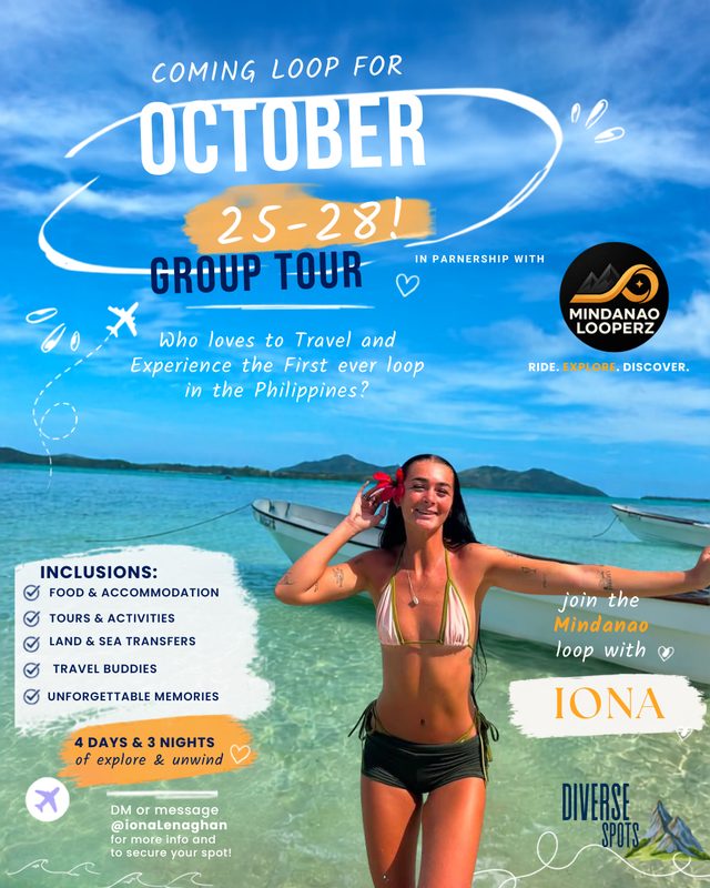 October group tour poster – Mindanao Looperz