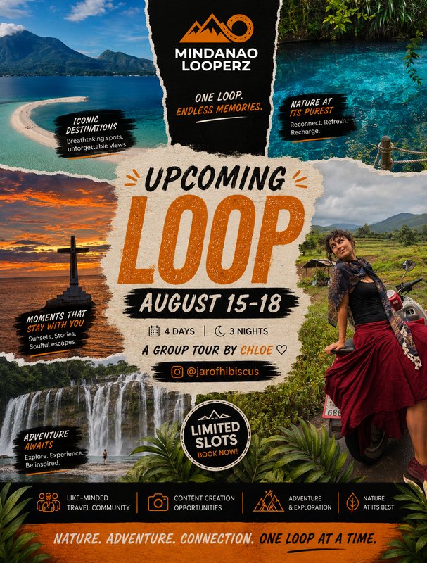 Upcoming Loop group tour poster – Mindanao Looperz