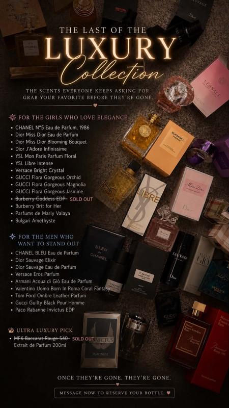 Story graphic announcing a limited collection